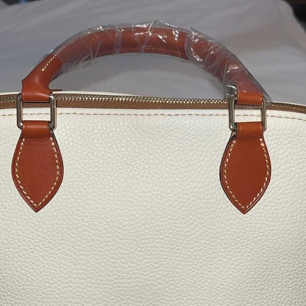 NWT Dooney & Bourke Zip Zip Satchel (BONE) - Picture 8 of 14